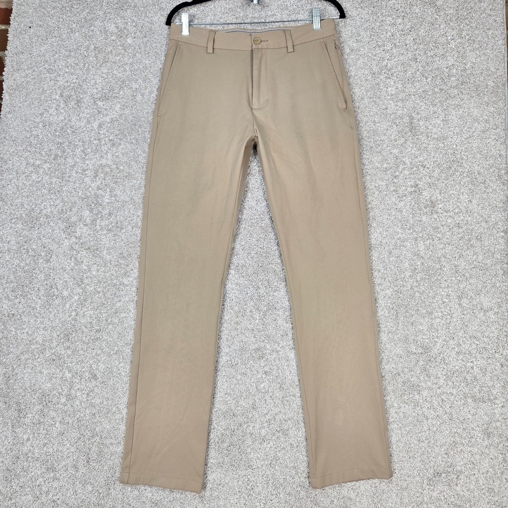 Southern Tide Mens Jack Performance Pants 30x32 (fits 31x31) Khaki Tan